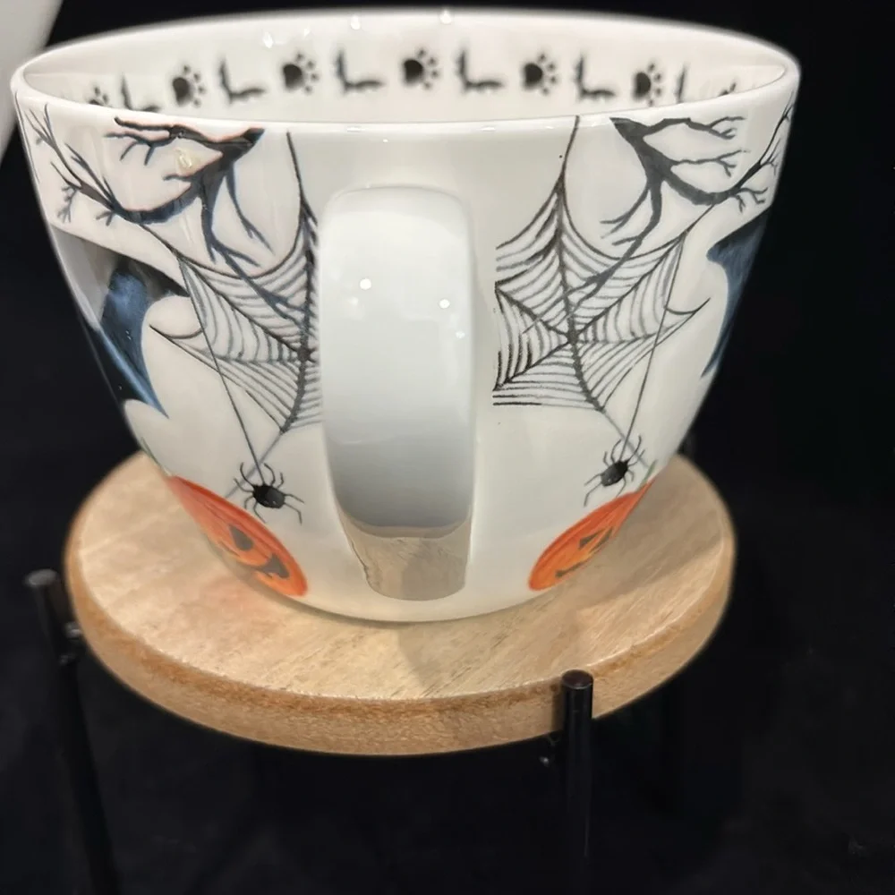 Portobello by Design Halloween Bat Cat Mug Bone China - Picture 4 of 8